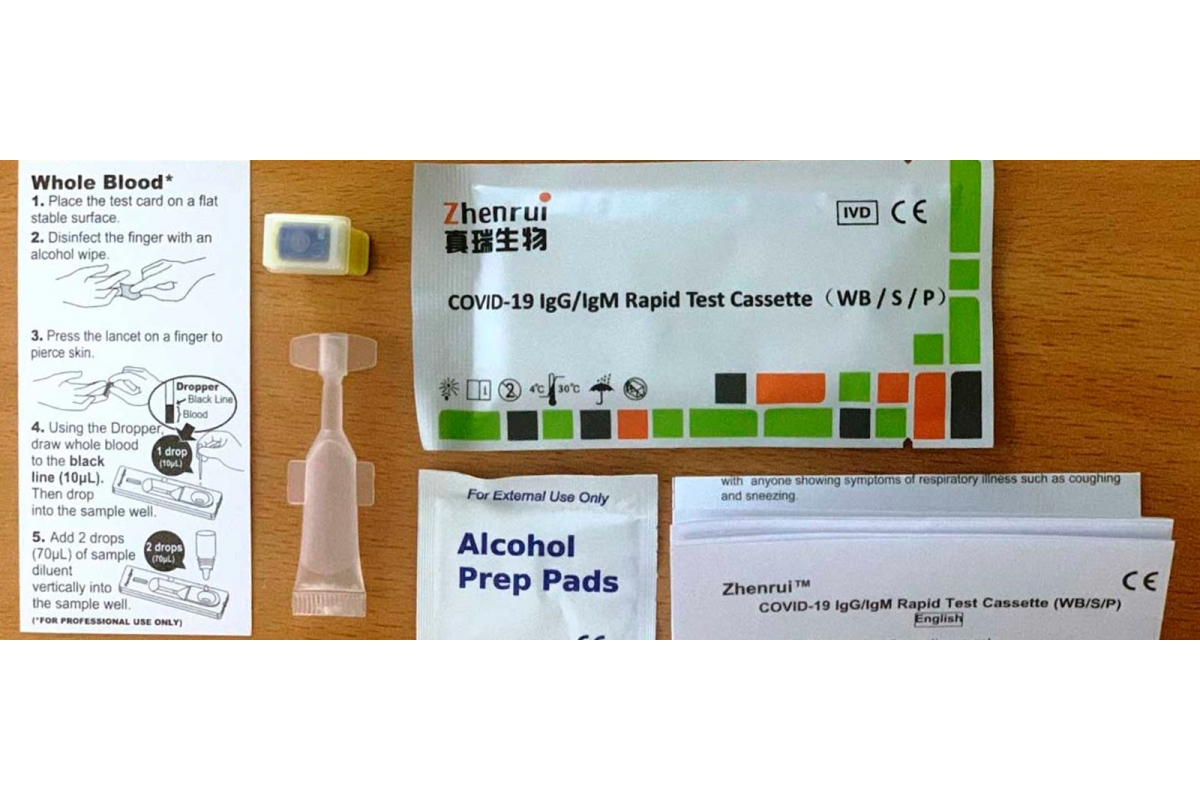 Llega a las farmacias españolas un test rápido COVID 19